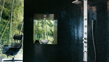 Jacuzzi in the Shower: Super-Slim Panels and Columns