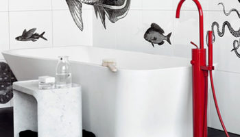 Zucchetti’s Red Faucet by Ludovica and Roberto Palomba