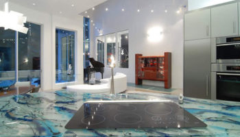 Get Transparent with Think Glass Kitchen Countertops