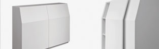 Go Angular: The Air Cabin Storage Sideboard by Kinzo
