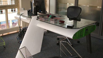 Reestore Modern Recycled Airplane Desk