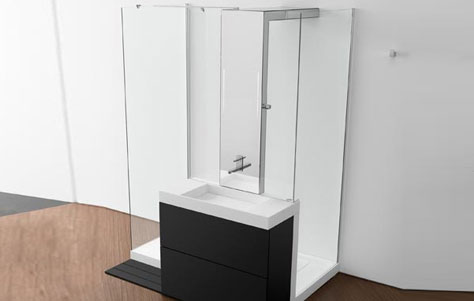 Clean Two Birds With One Stone: The ShowerBasin by Roca