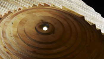A New Take on the Egg: Emma Selzer's Wooden Laminate Suspended Work Station 