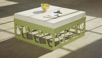 Bring NASCAR Home with Scrap Metal Benches by Bevara Design House