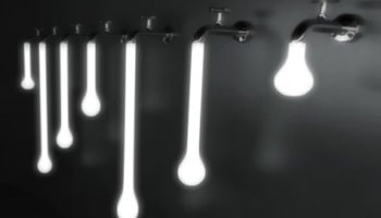 Drips of Light Reference Gallons of Water: The Light Drop by Rafael Morgan