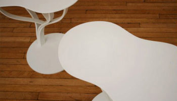 Ilan Dei Studio Fashions Corian into the Lovely Tree Table