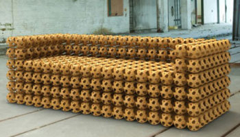 Kevin Chou's Sofa of Woven Bamboo Balls