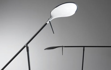 Paddle Adjustable Task Lamp by Benjamin Hubert for Fabbian
