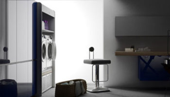 The Valcucine Laundry Designs Fixtures and Furniture with AEG and Davide Groppi