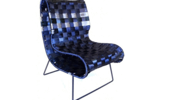 Fasten Your 53 Seatbelts: The Seatbelt Chair by Adam Barron for Uncommon Goods