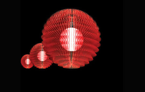 The Bombe Pendant Lamp by Yellow Goat Design