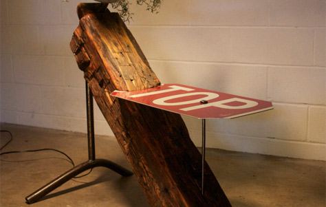 Farmpunk Furniture: Recycled Tables from unite two designs