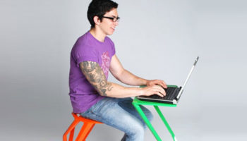 The Ergo Stool and Table by Adam Senior