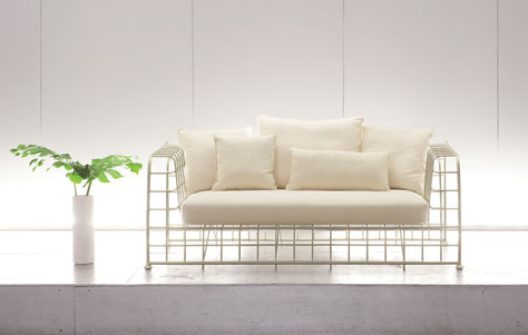 Architect Outdoor Sofa by Mathias Hoffmann for Brown Jordan