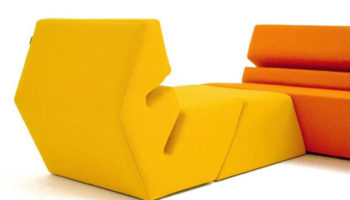 The Evo Sofa and Armchair by Nolen Niu