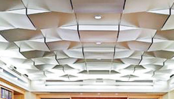The Geometrix 3-D Metal Ceiling Panels by USG