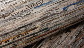Wallpaper from Recycled Newsprint: Lori Weitzner’s Newsworthy