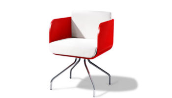 Colorful and Curvy: Curul Chair and Sofa by Arco da Velha