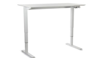 Float: The New Height-Adjustable Desk by Humanscale