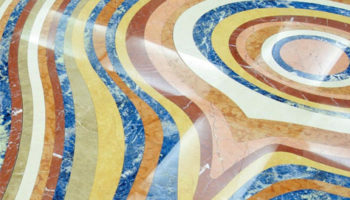 Kaos Inlaid Marble Flooring by Budri