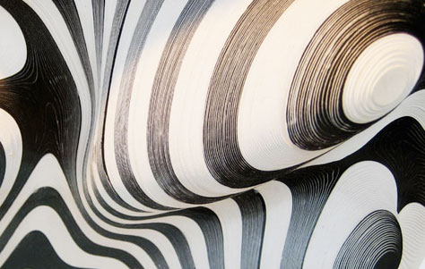 Mathias Bengtsson's Dizzying, Delightful Zebra Chair