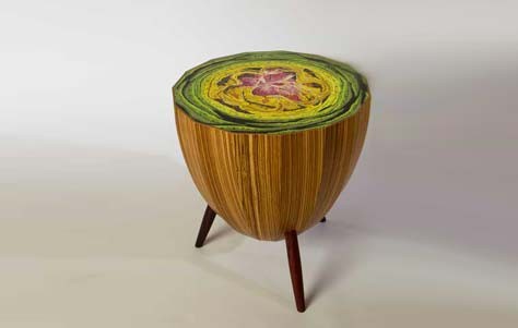 Bursting with Color: The Artichoke Table by David Rasmussen Design