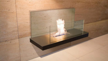 An Innovation for the Indoor Fireplace: Wall Flame by Radius Design