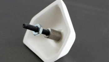 Faceted Drawer Pulls by Pigeon Toe Ceramics