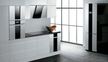Gorenje Pininfarina: Black Glass and Stainless Steel Kitchen Collection