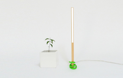 The Modular 1x1 LED Desk Lamp by Victor Vetterlein