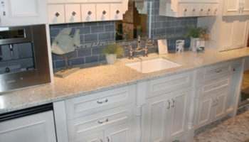 Recycled Glass Surfaces Really Shine: Millefiori and Cubist Clear by Vetrazzo