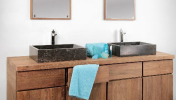 ReOrient Sculpts Reclaimed Teak Wood into the Stunning 4Bath Collection