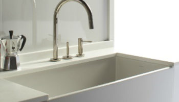 Michael S Smith For Loft Fireclay Kitchen Sink by Kallista
