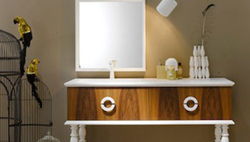 Warm Wooden Vanities: Doll Noce and Patch by Ypsilon