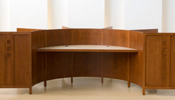 The Radius Carrel 'Charles' Desk by Agati Furniture