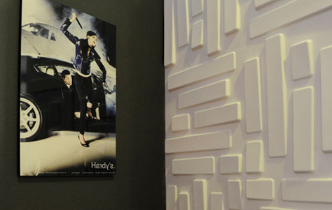 Embossed 3D Wall Tiles from WallArt
