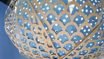 Patterned Plywood: The Knopp Lamp by Ania Pauser for Klong