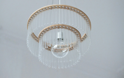 Test Tube Glam: The Maria Chandelier by Gang Design