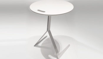 Travel Light and Fast: The Warp Side Table by Oliver Schick for Ligne Roset