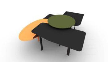 Artistic Assemblage: Collage by Alain Gilles for Bonaldo