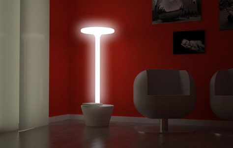 Looking at the Familiar Unfamiliarly: Daiana Floor Lamp by Soup Studio