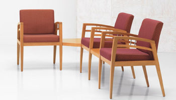 The Miraval Ganging Chairs by Paoli Healthcare