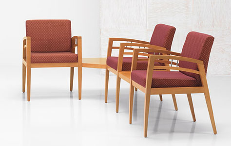 The Miraval Ganging Chairs by Paoli Healthcare