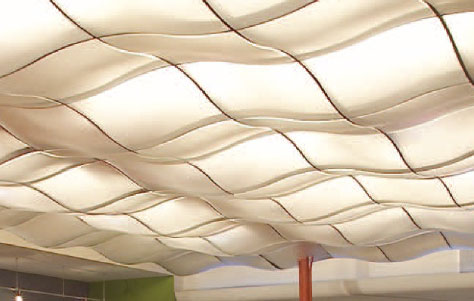USG's Topo System 3D Panels Liven Up Contract Ceilings