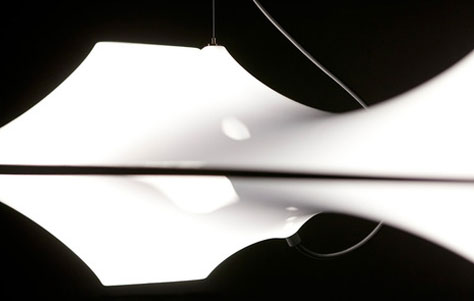 A Mountainous Spaceship Design: Han Koning's Static Plastic L Lamp