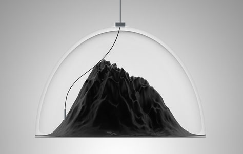 New Work from Wunderkind Dima Loginoff: The Mountain View Lamp