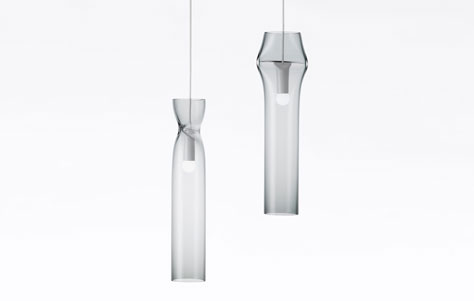 The Glassy Glow of Nendo's Press Lamps for Lasvit