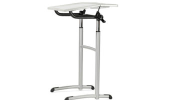 Stand Up with the ErgoUp Teacher Workstation by VS America