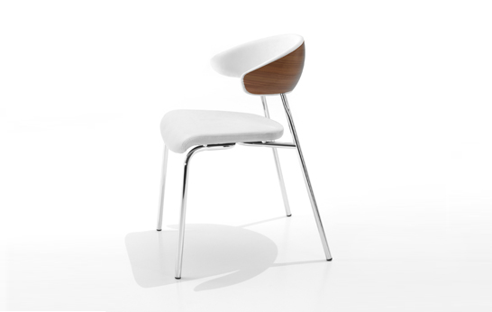 Bistro, Daniel Figueroa, Loewenstein, seating, office chair, 3D Veneer, bistro chair, restaurant chair,
