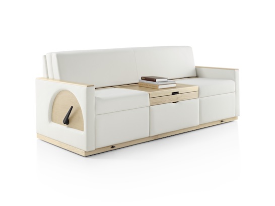 healthcare, Nemschoff, Merge SleepOver Flop, hospital design, antimicrobial, Greenguard Certified,